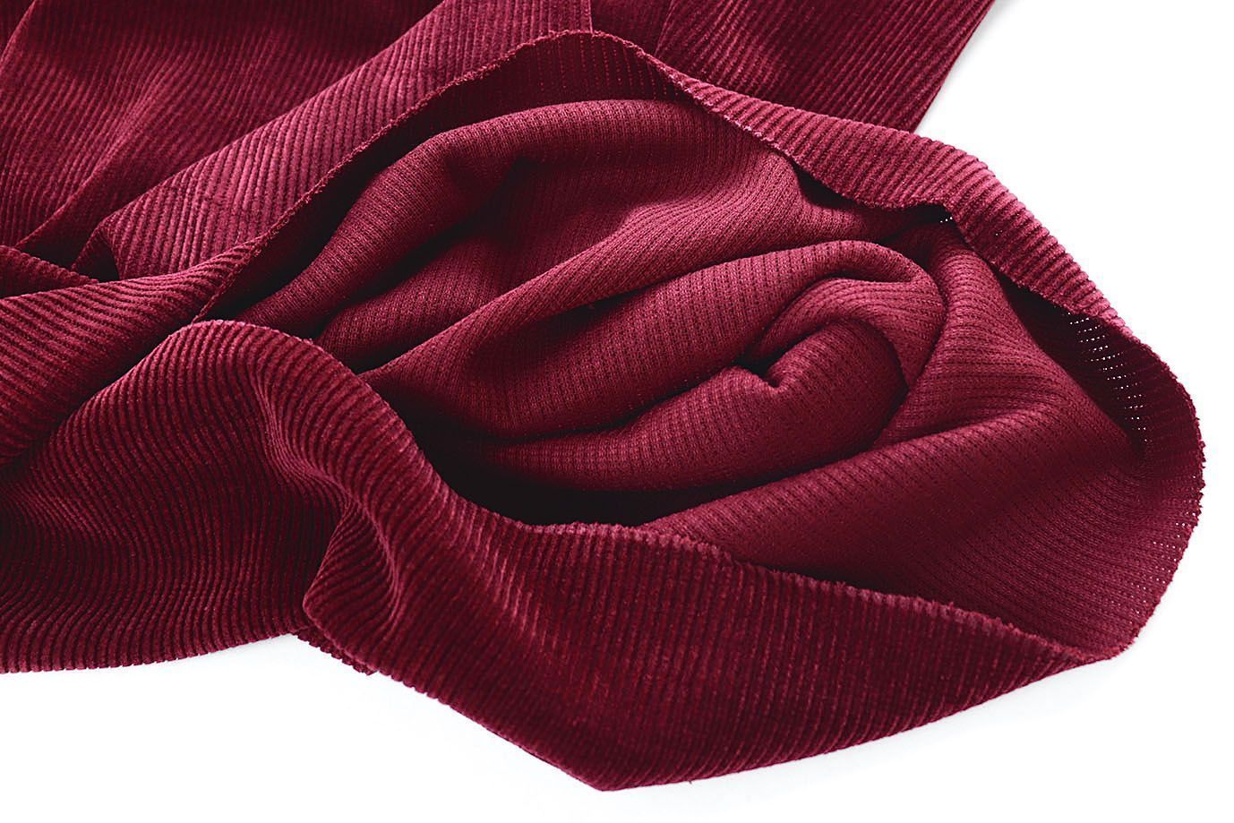 Трикотаж вельвет/красный 12122/D#1/C#8