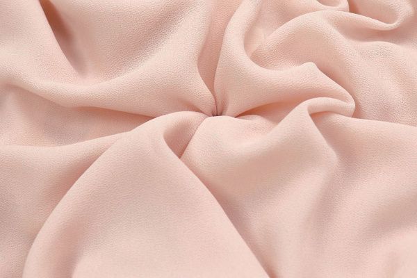 Шифон "Сахар" креп/персиковый 221-PG/C#1 (13094)