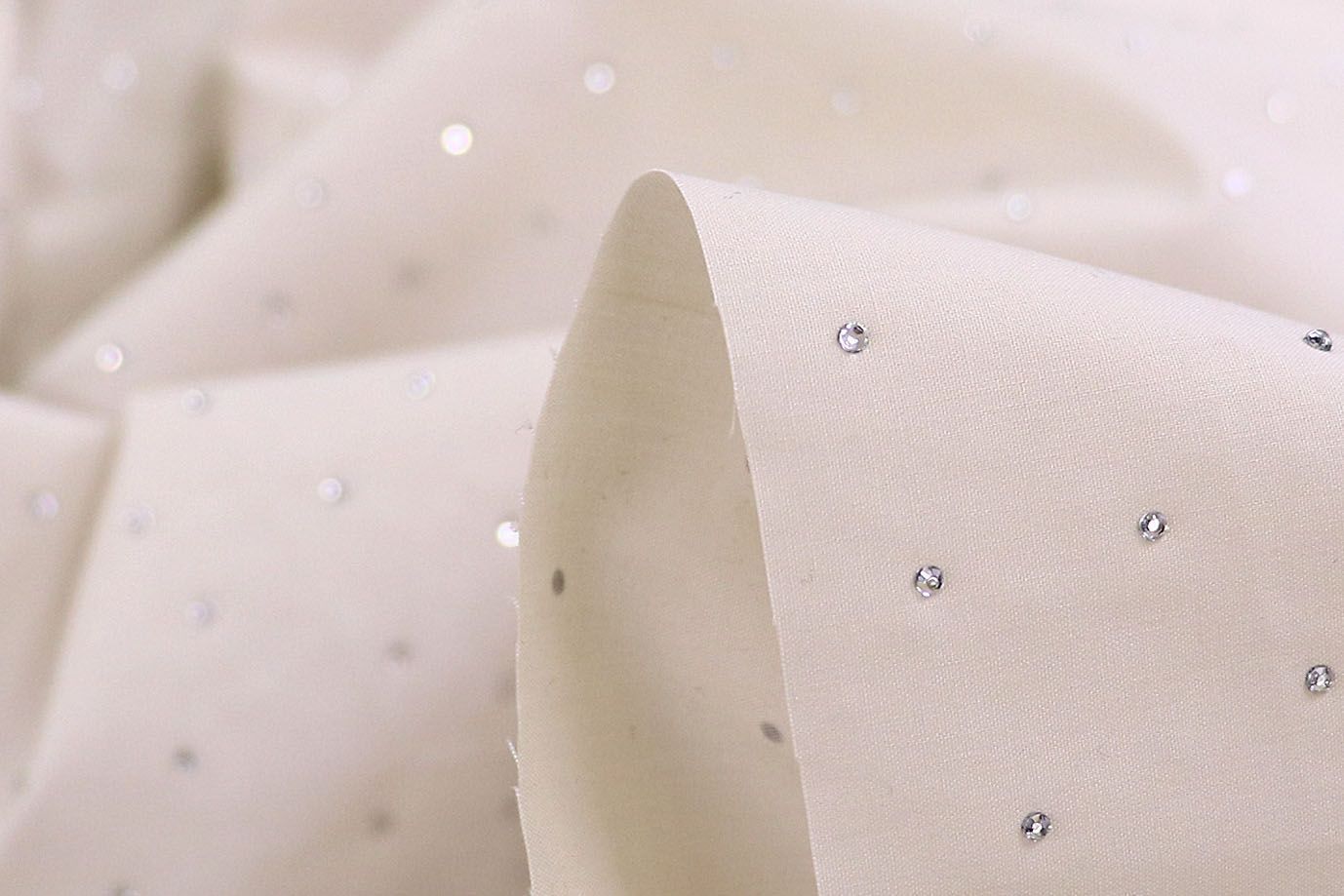 Хлопок нейлон со стразами/бежевый 3832-PY/C#3 Beige