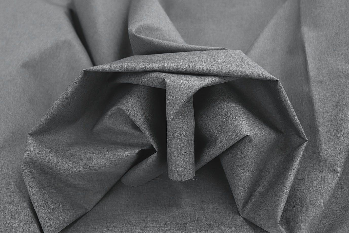 Плащевая ткань меланж/серый 50111/C#5