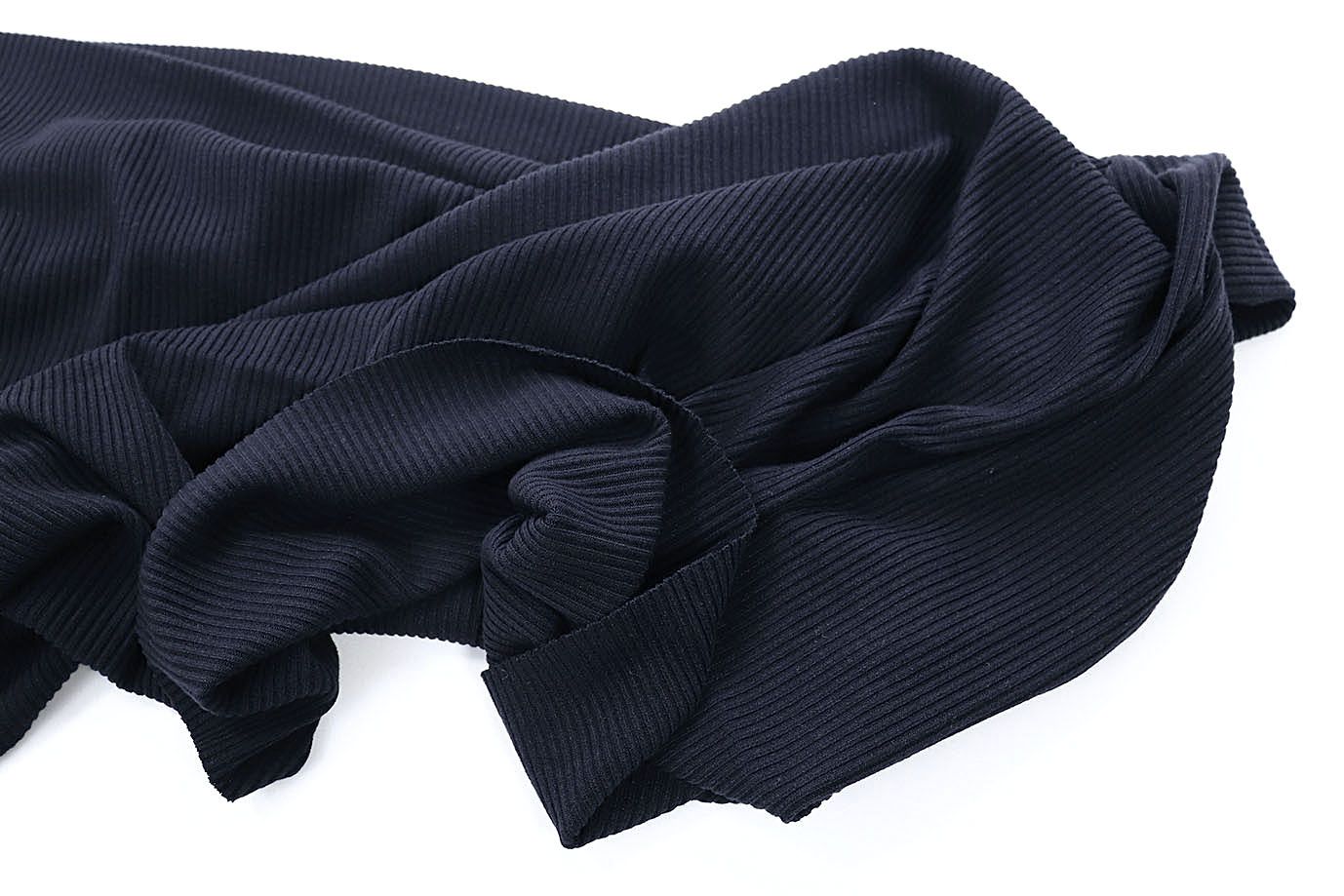 Трикотаж "Лапша"/темно-синий 3507-PY/C#18