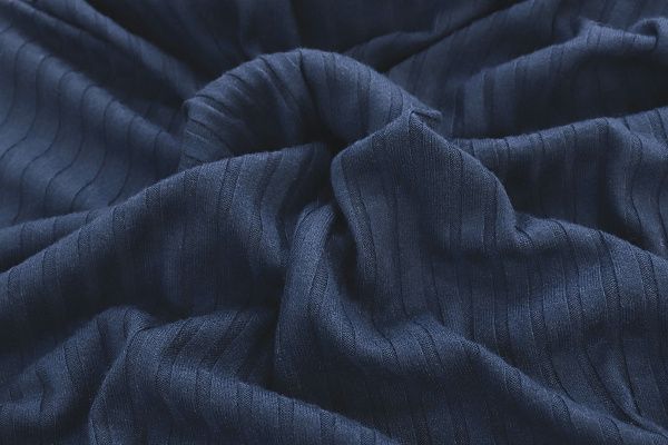 Трикотаж "Лапша"/темно-синий 3237-PY/C#20 (EU4302)