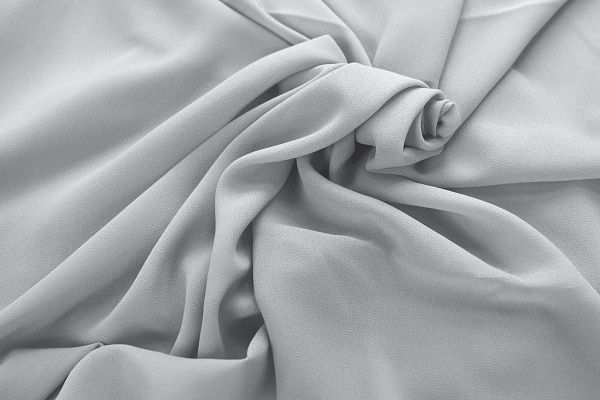 Шифон "Сахар"/светло-серый DT-18007/C#4