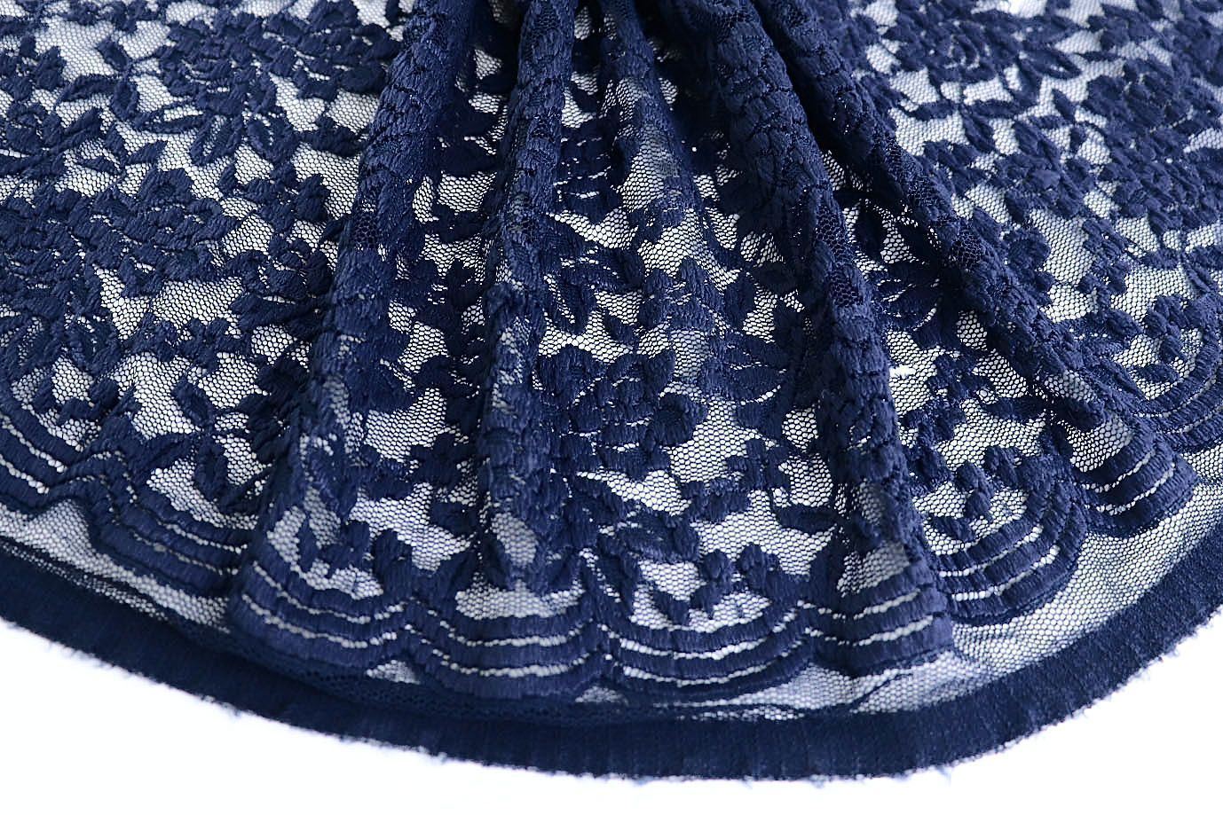 Гипюр набивной/синий 4995-7/D#B66/C#1 (ярд)