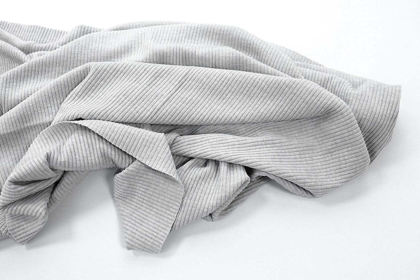 Трикотаж "Лапша"/светло-серый 3507-PY/C#17