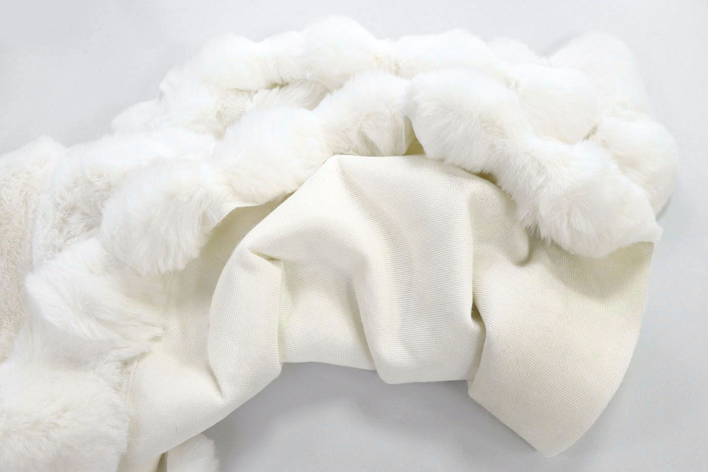 Искусственный мех "Шиншилла"/белый 287-22101395/C#White