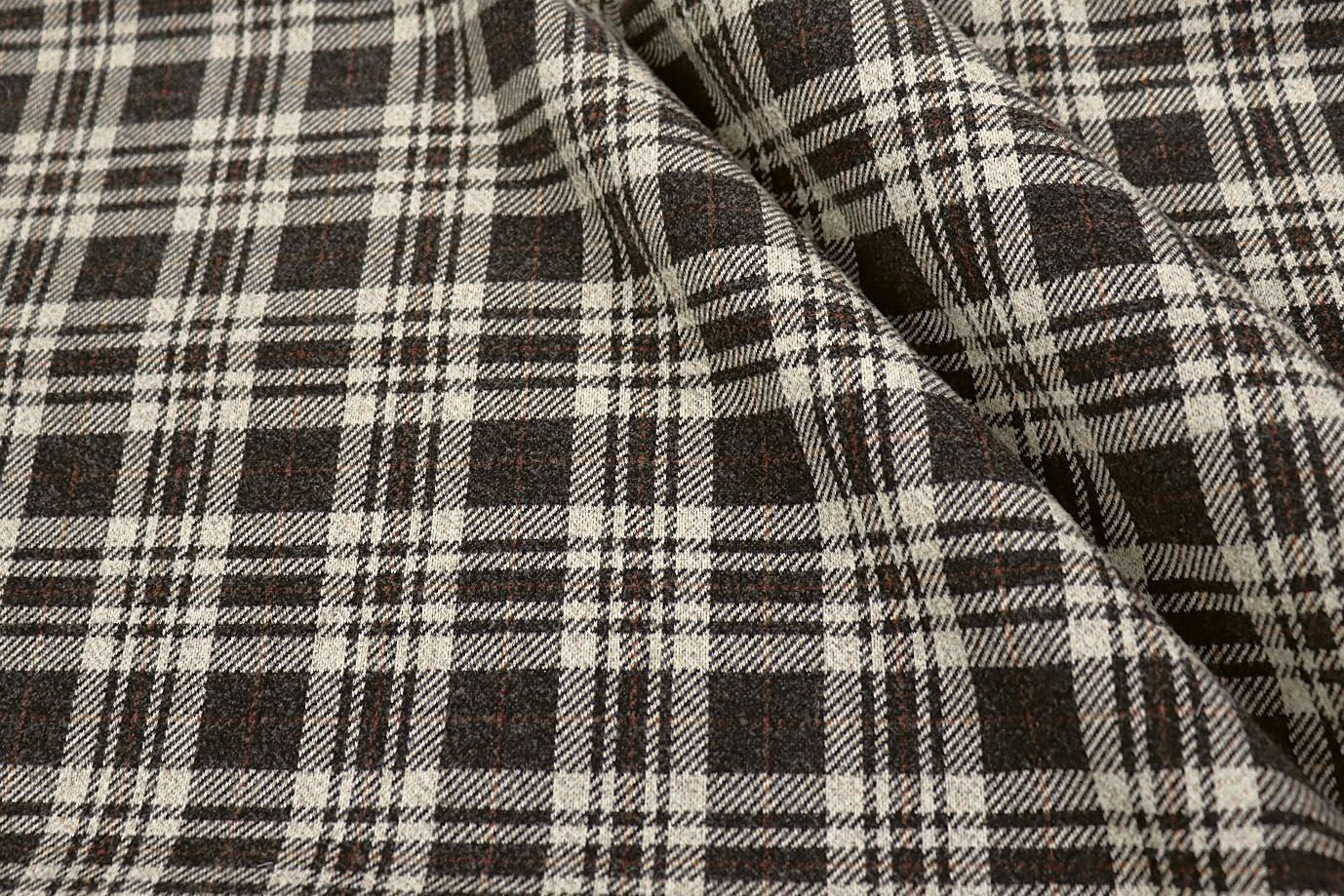 Трикотаж жаккард/темно-коричневый 3100-21/D#3/C#2