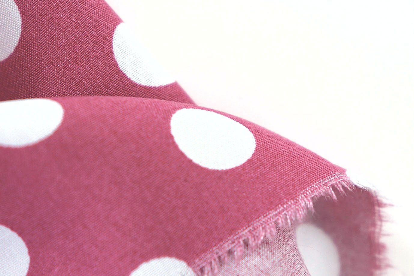 Штапель принт/горох белый на малиновом 3660-PY/D#10/C#3