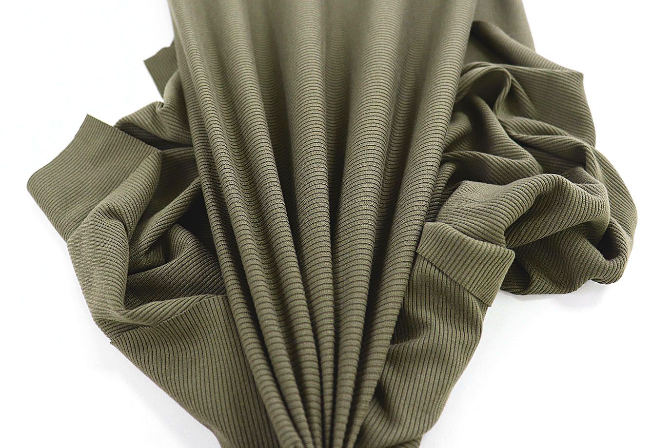 Трикотаж "Рибана" твист/хаки 3677-PY/C#5