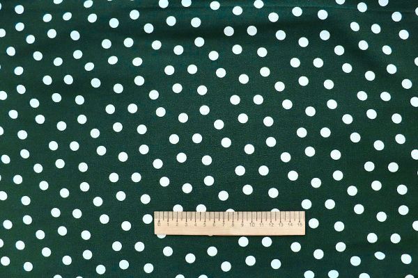 Штапель стрейч принт/темно-зеленый 2999-PY/D#1/C#4