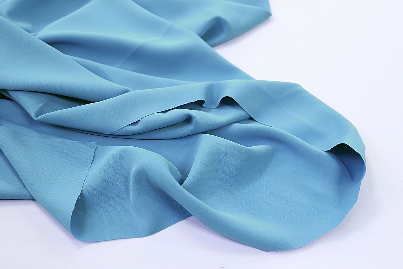 Блузочная ткань "Чикаго"/аквамариновый 1297-PY/C#10 (7369)