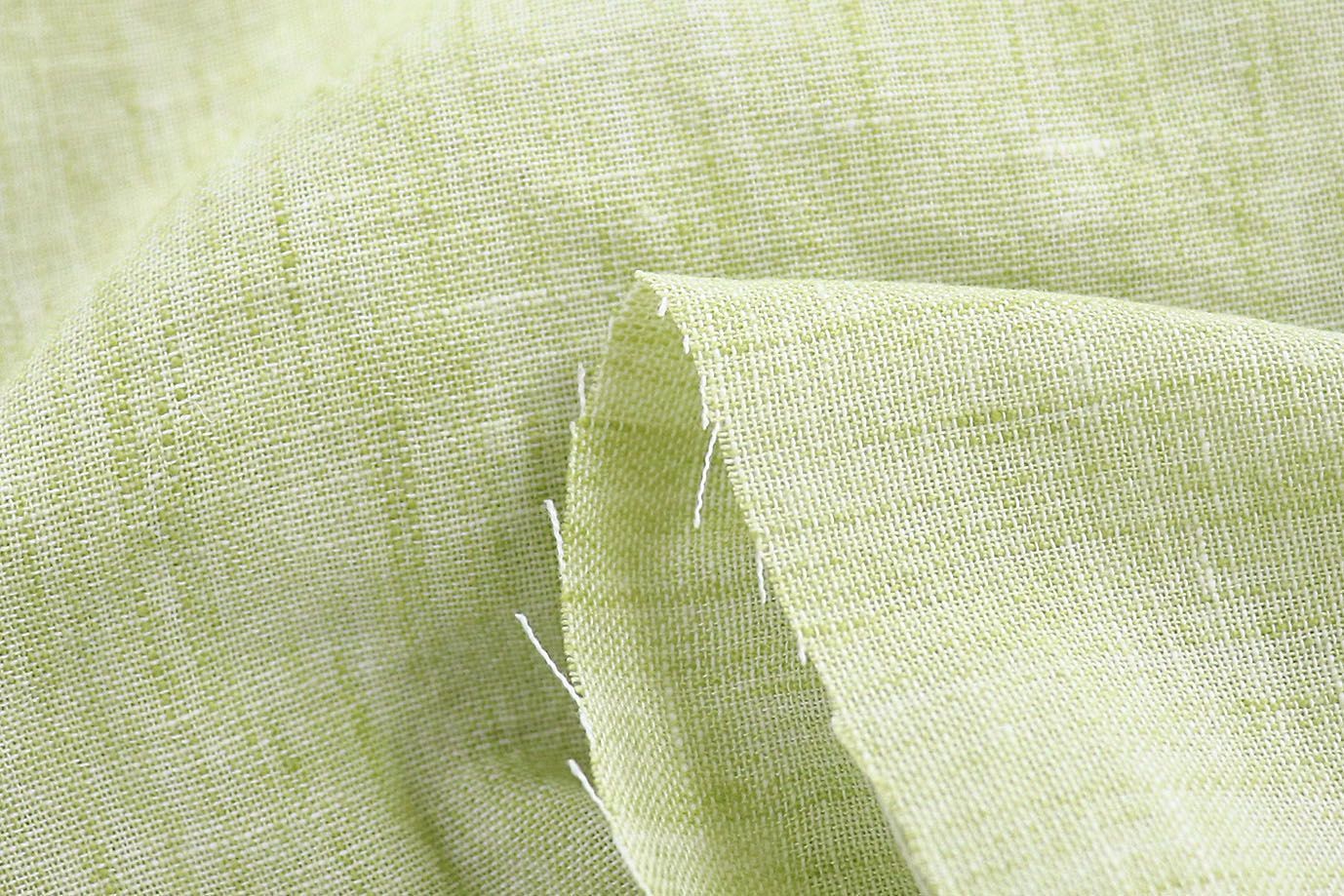 Лен меланж/лайм 3818-PY/C#6