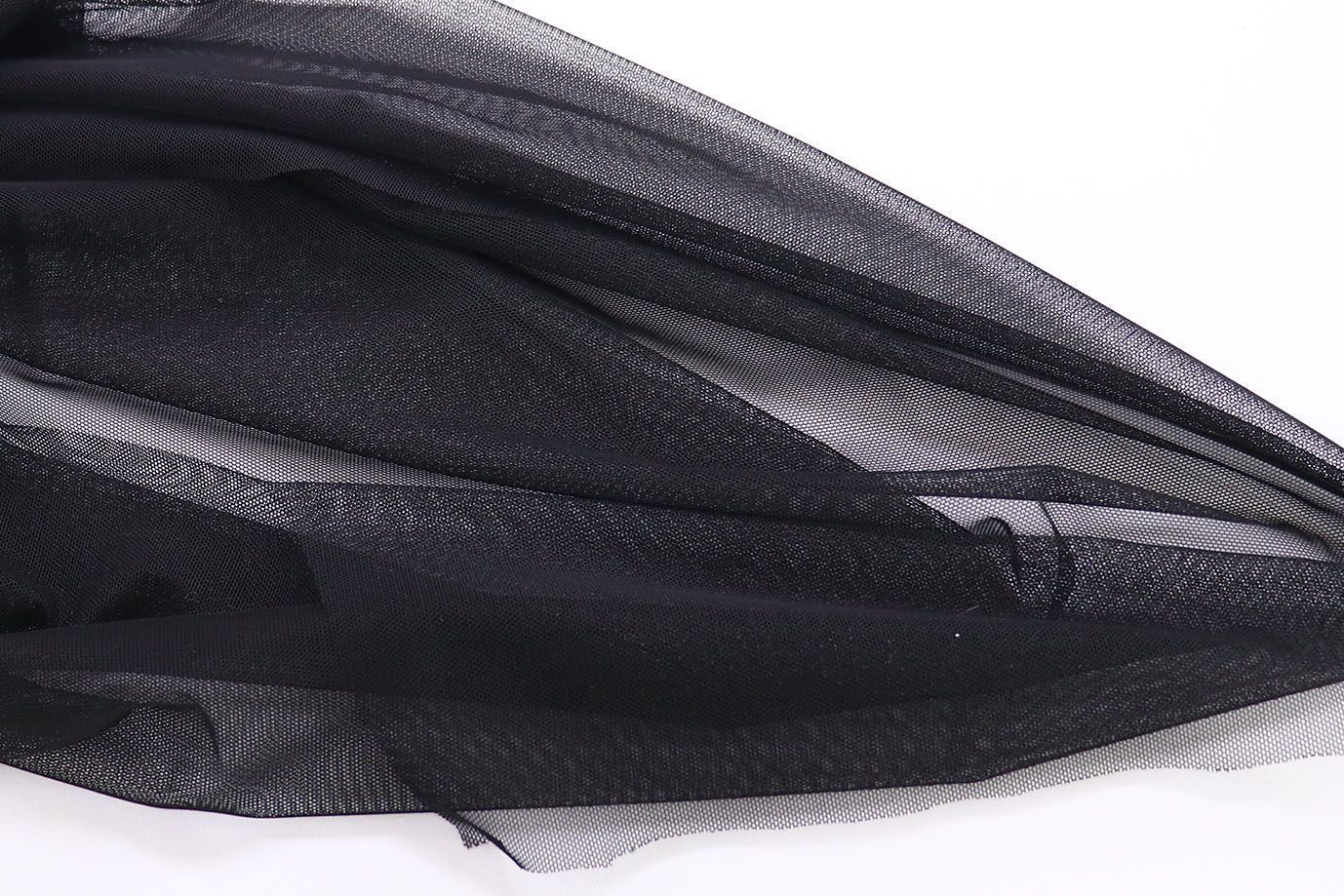 Сетка стрейч/черный SS-28937/C#3 (ярд)