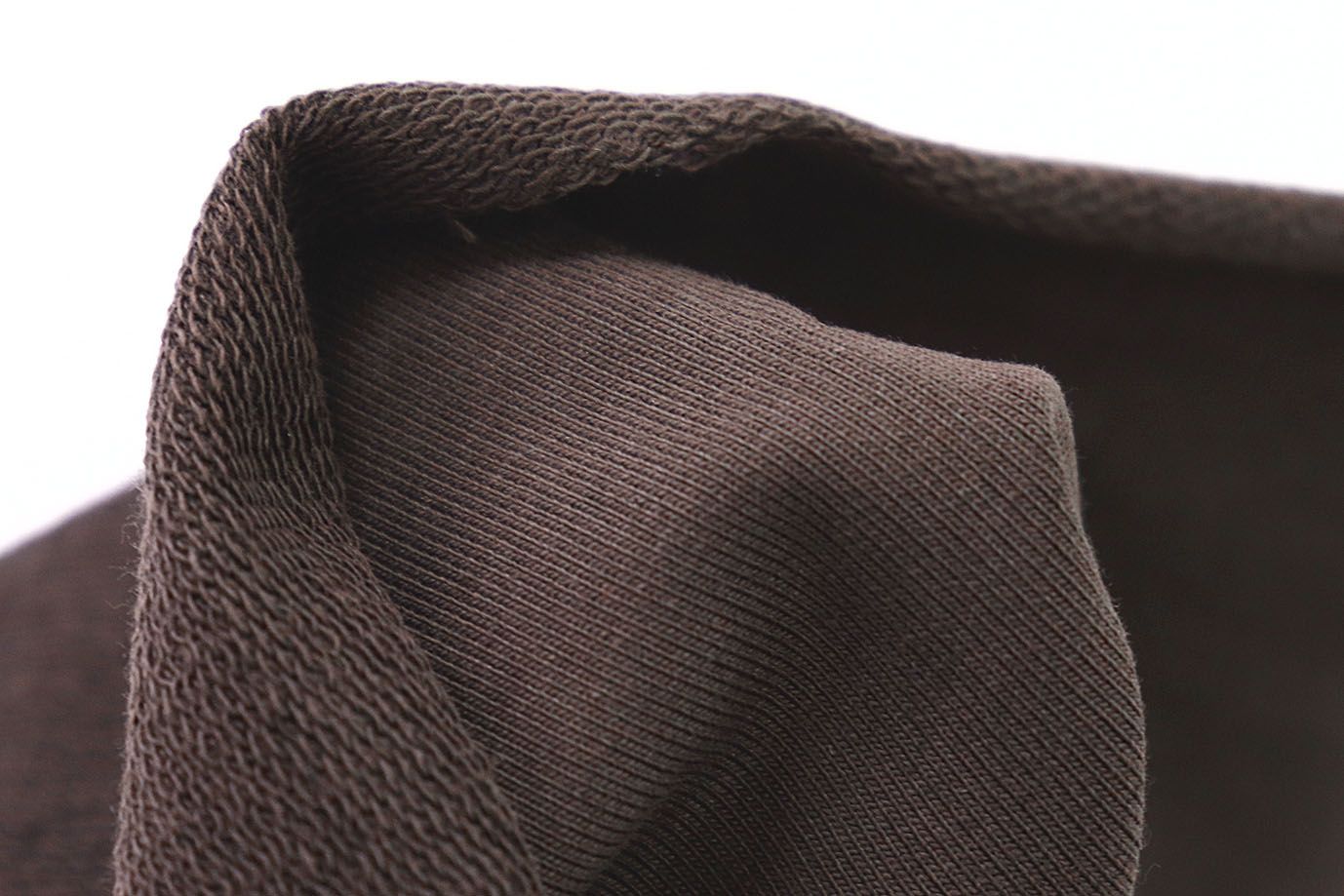 Трикотаж футер 2х нитка/темно-коричневый 0246/C#т.коричневый 19-0912TPX