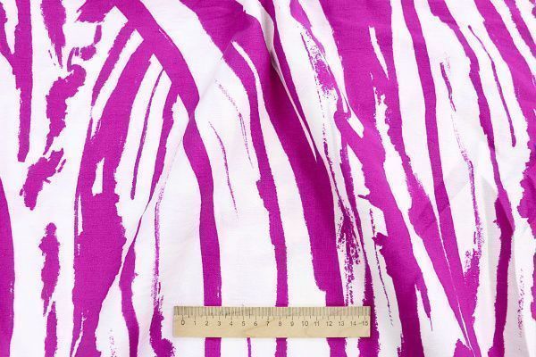 Лен БОХО принт/малиново-белый 3786-PY/D#1/C#3