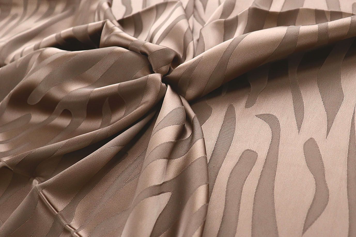 Сатин "Пандора" жаккард/бежево-коричневый 4025-PY/D#3/C#3