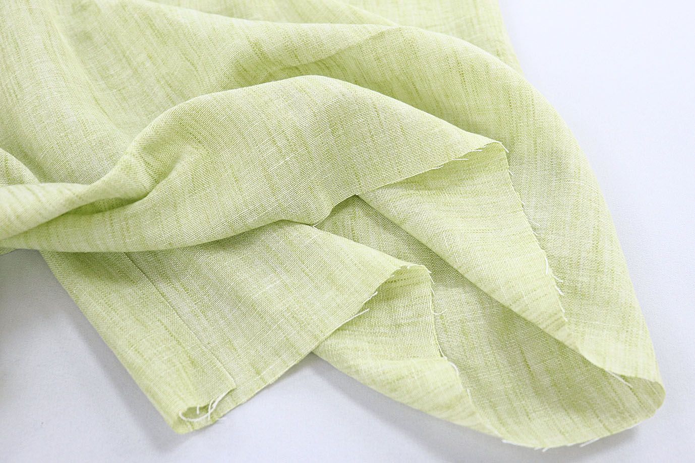 Лен меланж/лайм 3818-PY/C#6