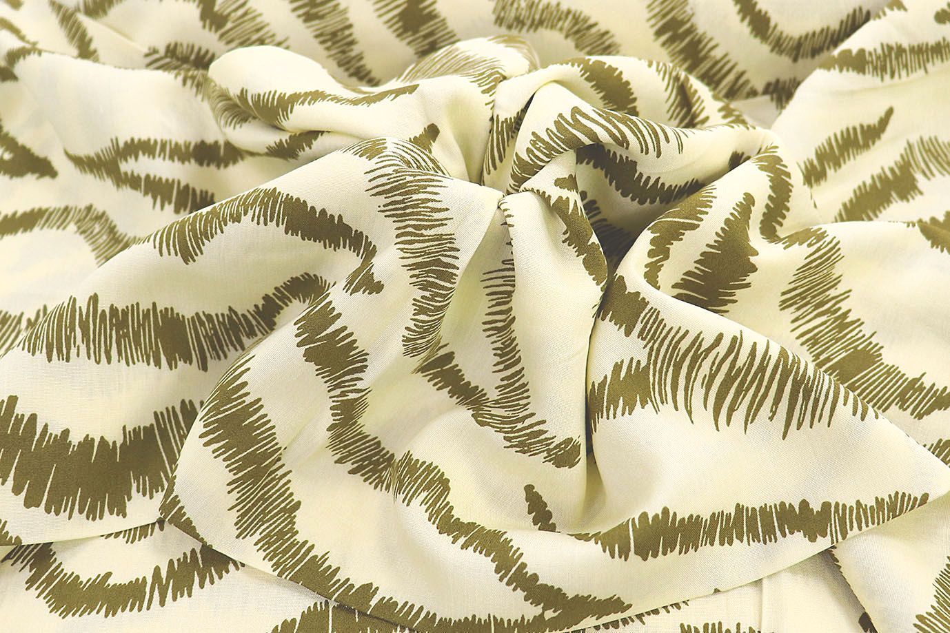 Штапель принт/горчично-молочный 1374-PY/D#15/C#4