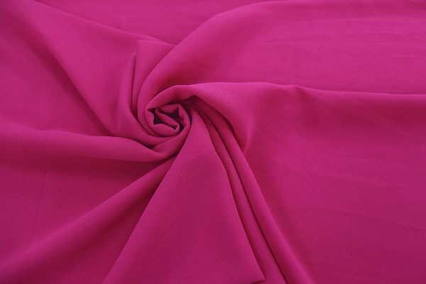 Шифон "Сахар" креп/фуксия SSR-832/C#6 (16974)