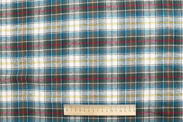 Рубашечная ткань принт/клетка желто-зеленая 4015-PY/D#36404/C#1