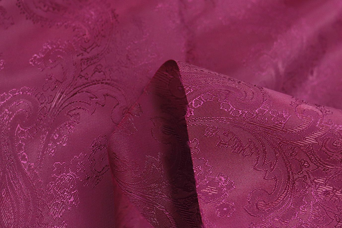 Подкладочная ткань жаккард/бордовый 16723 D1 #20