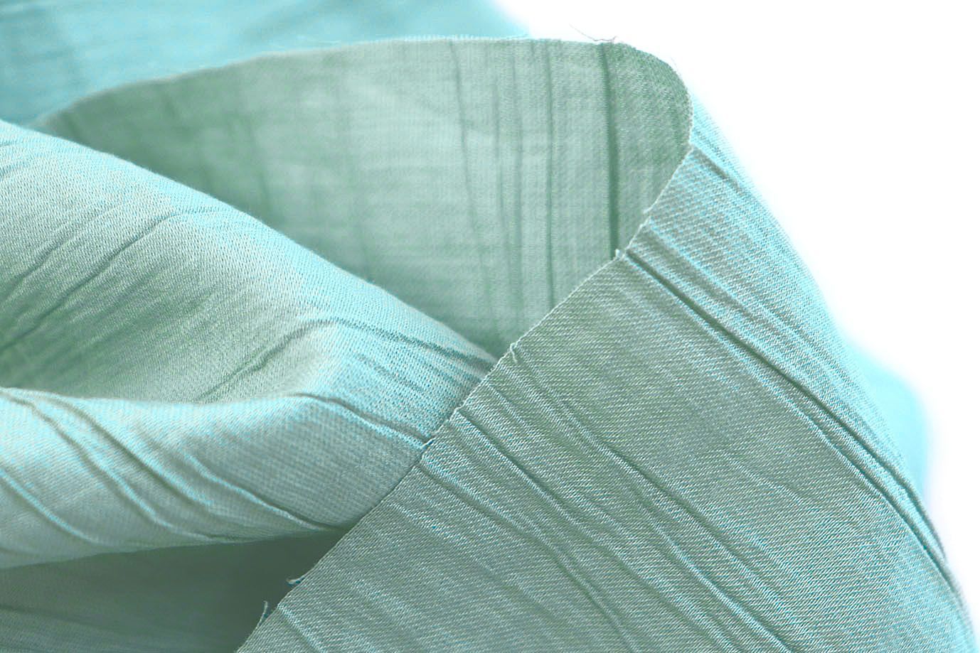 Блузочная ткань креш/мятный 3835-PY/C#3