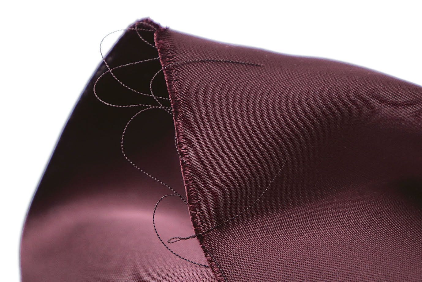 Шелк "Армани" двусторонний/бордовый 1434-PY/C#7