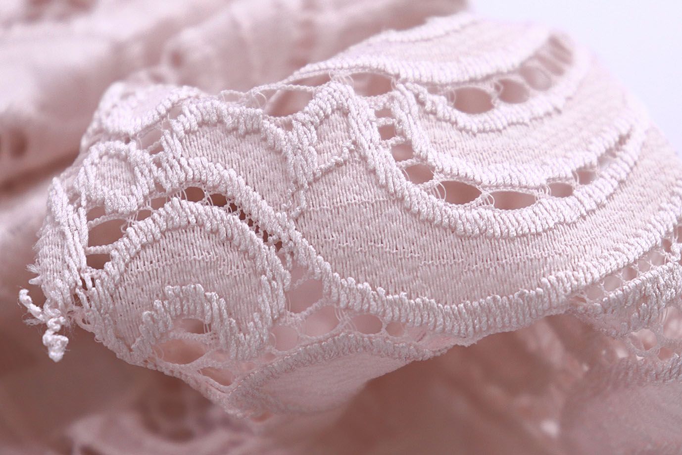 Гипюр "Фестон"/розовый 7018/C#3