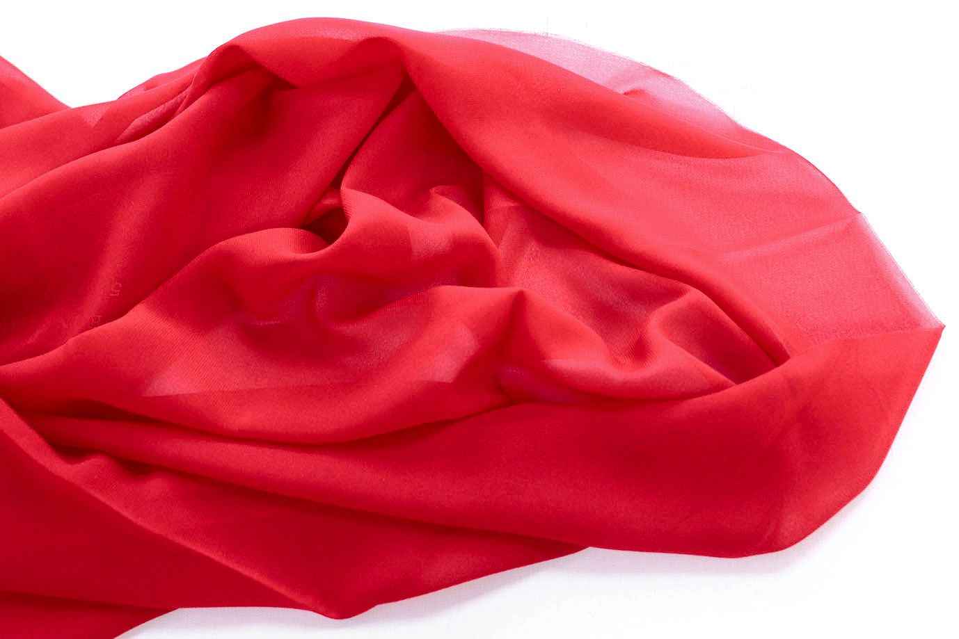 Шифон/красный 1402-PY/C#1
