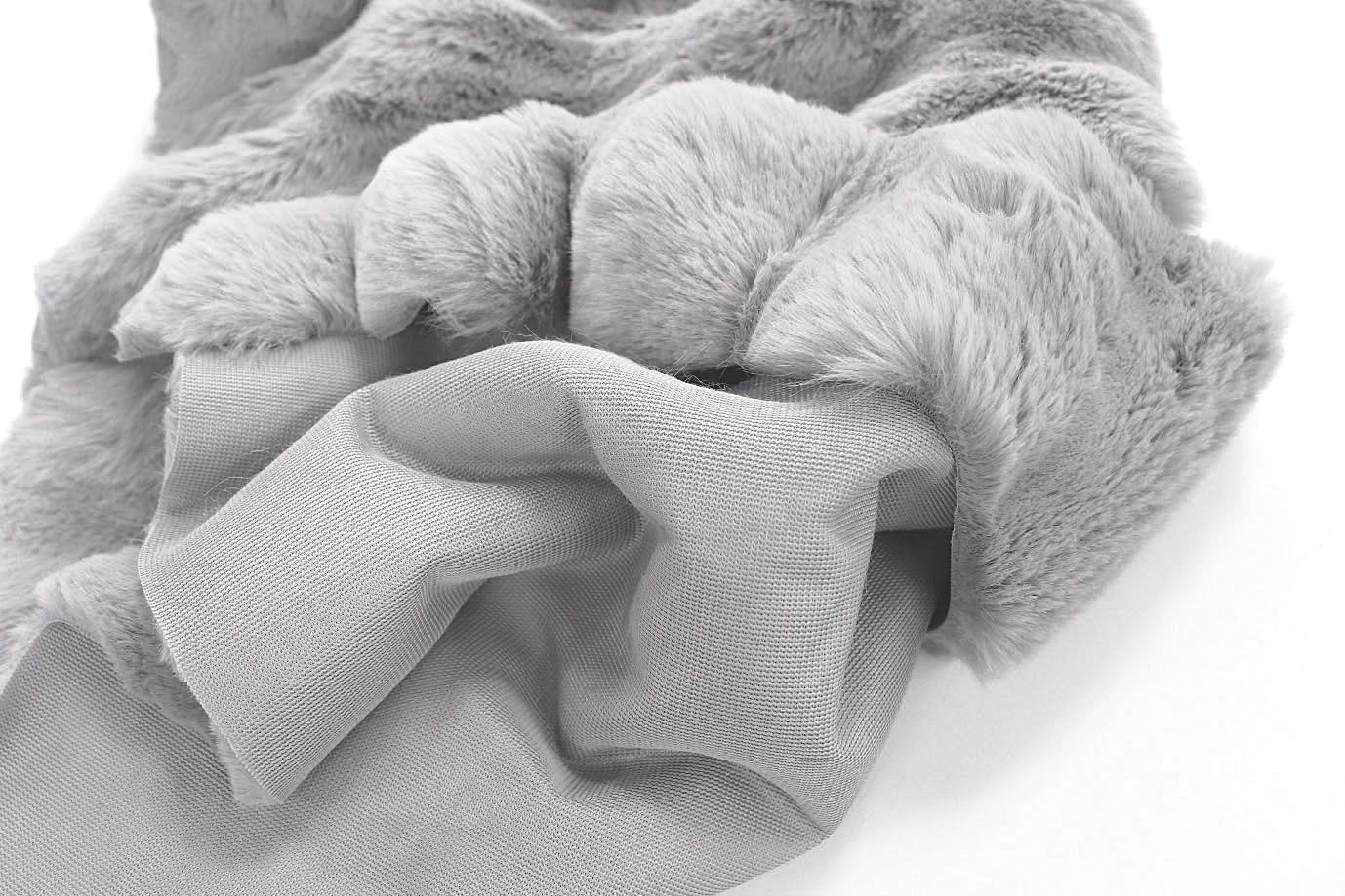 Искусственный мех "Шиншилла"/серый 287-22101395/C#Grey