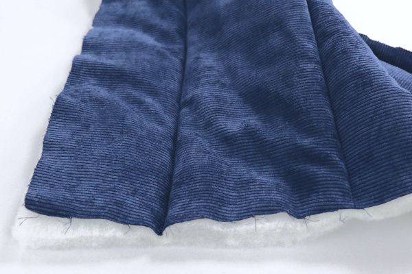 Ткань простеганная "Полоска"/синий P51 3734/8+CC300