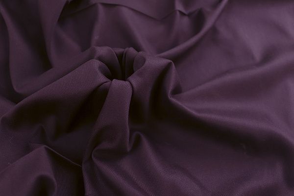 Штапель твил стрейч/бордовый 4220-PY/C#Maroon