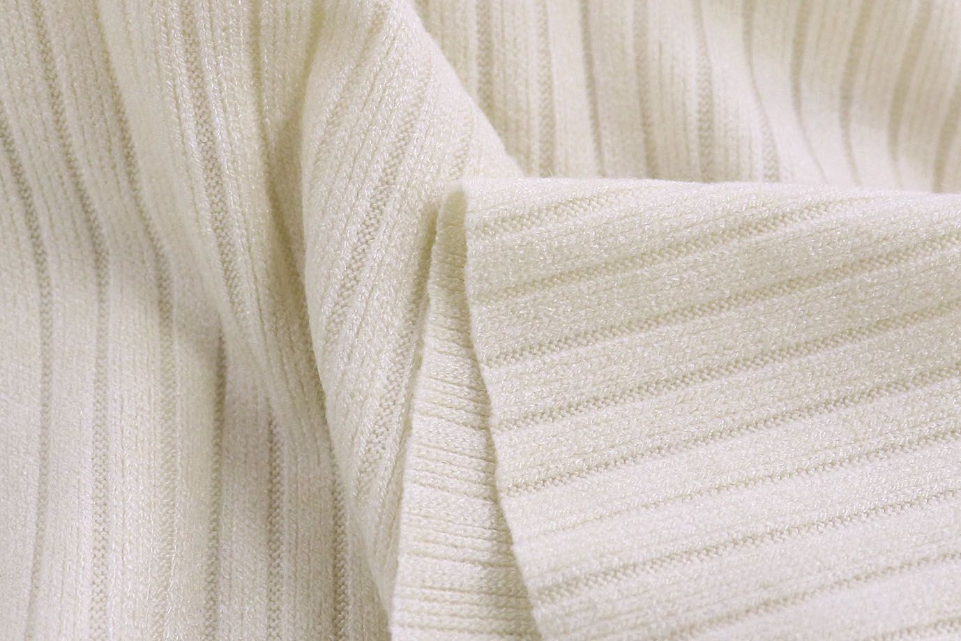 Трикотаж "Лапша"/молочный 3806-PY/C#1