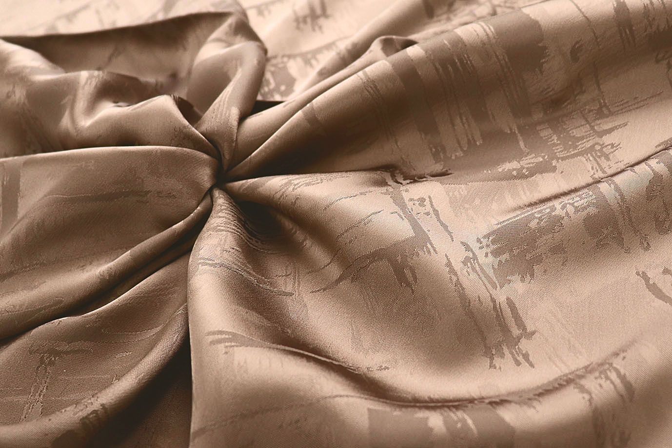 Сатин "Пандора" жаккард/бежево-коричневый 4025-PY/D#2/C#3