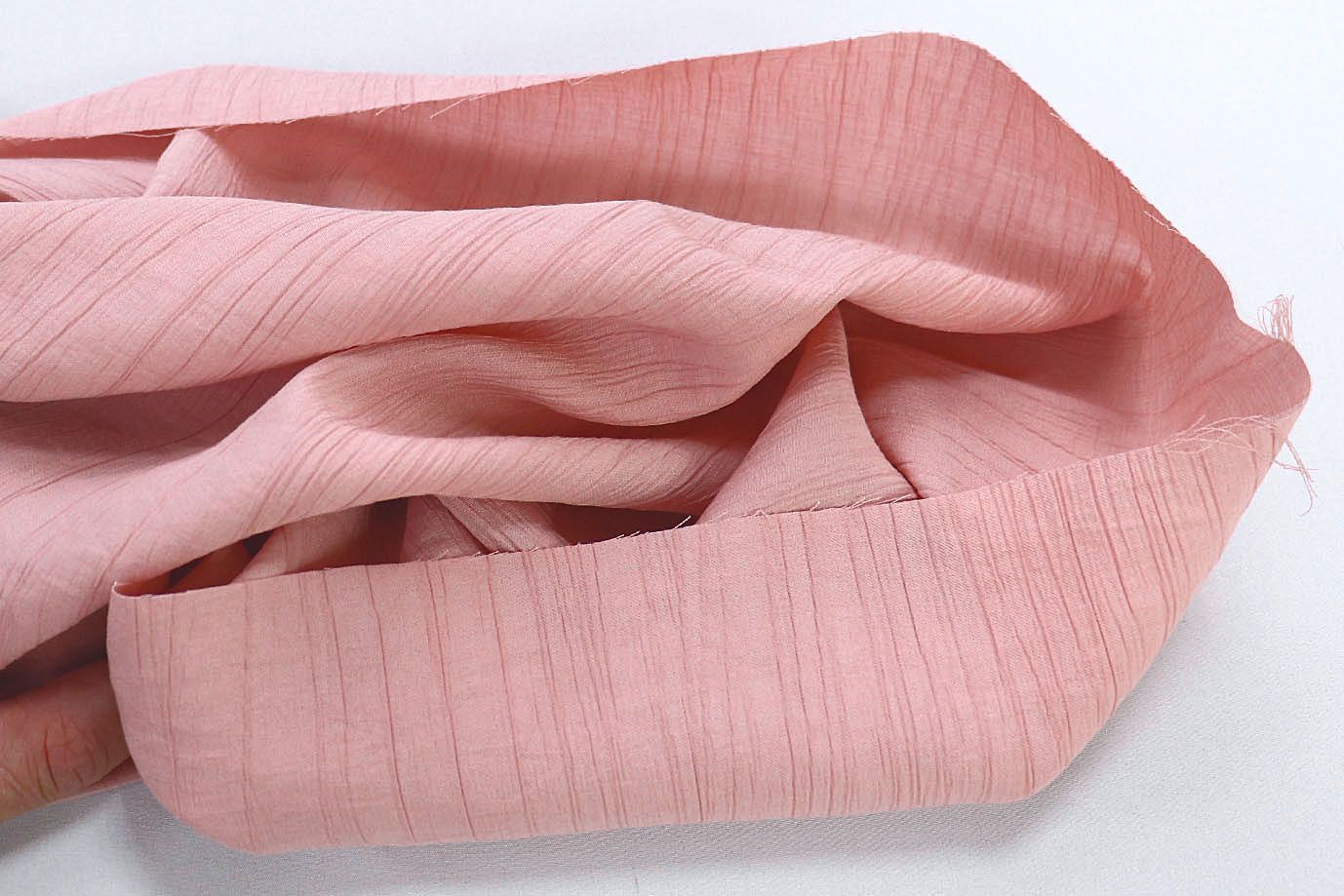 Блузочная ткань креш/персиковый 3835-PY/C#12