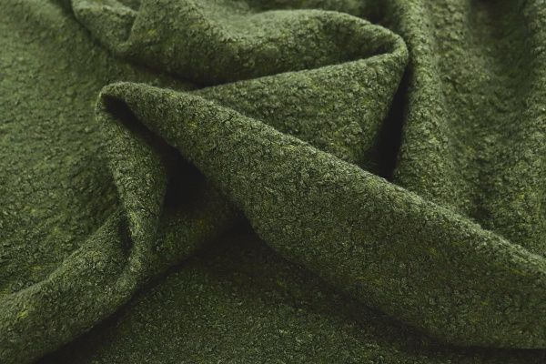 Пальтовая ткань "Барашек"/болотный DT-15972/C#10