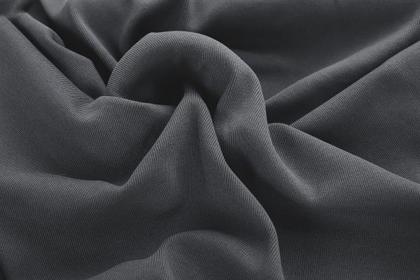 Трикотаж "Рибана"/темно-серый 0250/C#т.серый 19-3803TPX