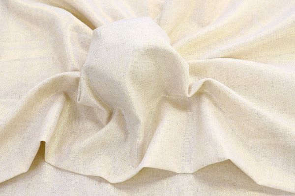 Лен с люрексом/кремовый 3799-PY/C#9