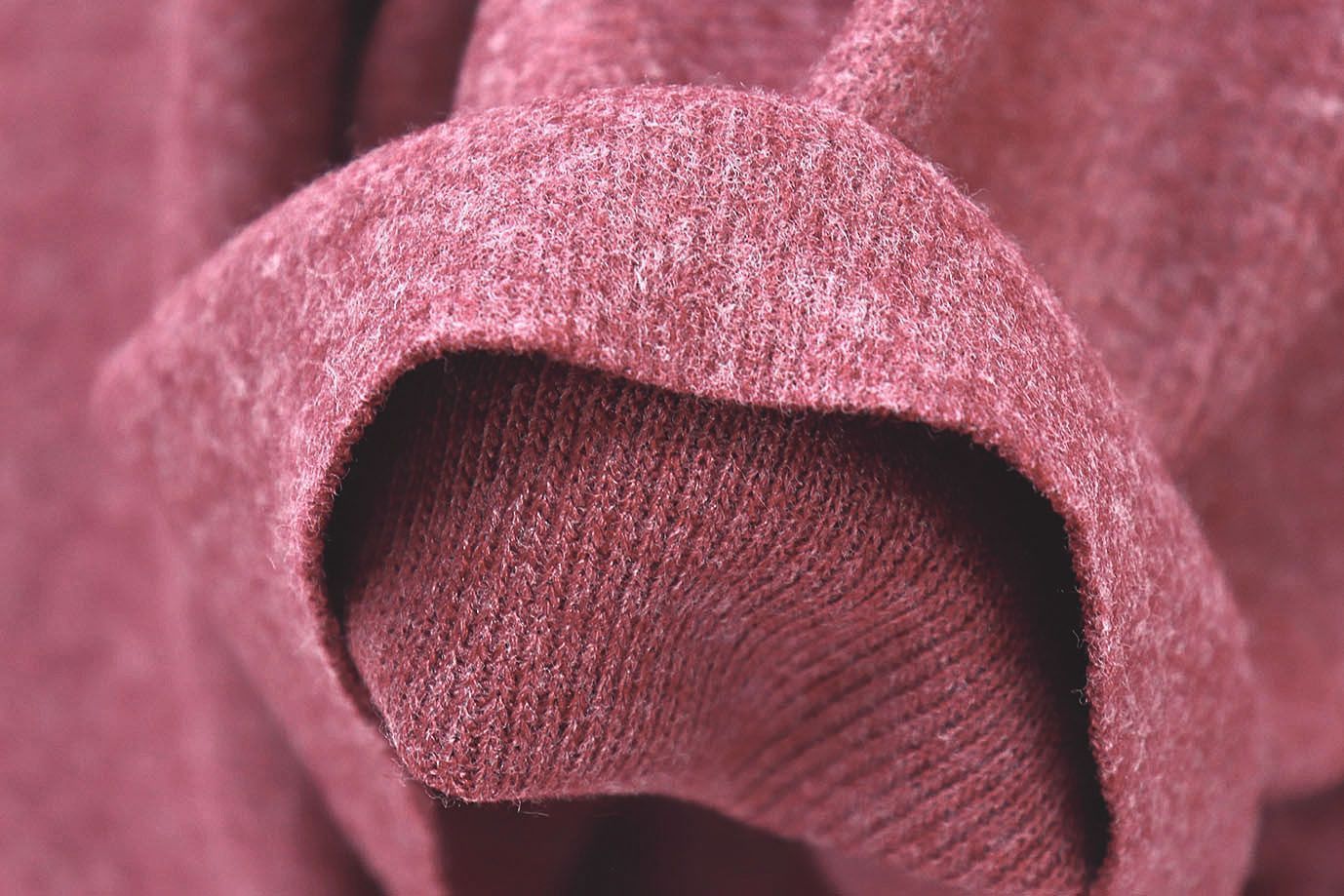 Трикотаж "Рибана" с начесом/темно-малиновый 2781-PY/C#16