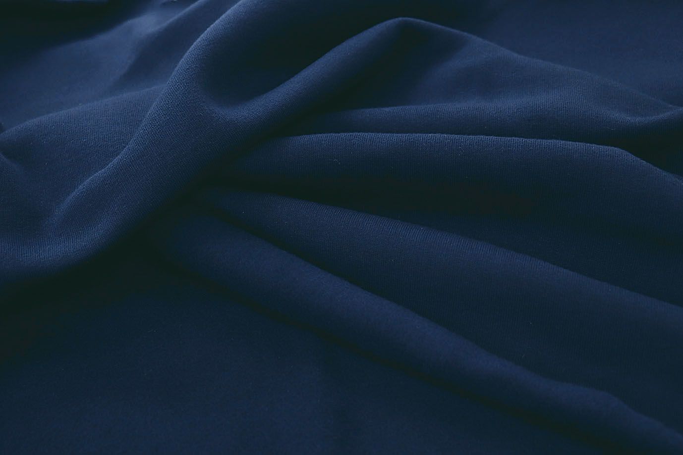 Трикотаж футер 3х нитка с начесом/темно-синий 0363/D#начес/C#т.синий