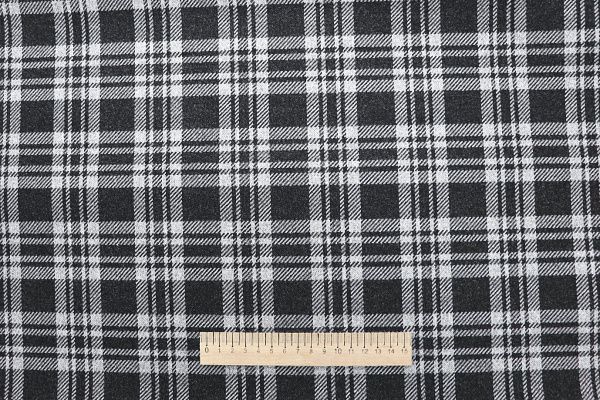 Трикотаж жаккард/черно-белый 3100-21/D#3/C#1 