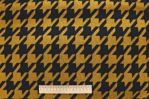 Трикотаж "Модал" принт/черно-коричневый 3561-PY/D#9/C#2