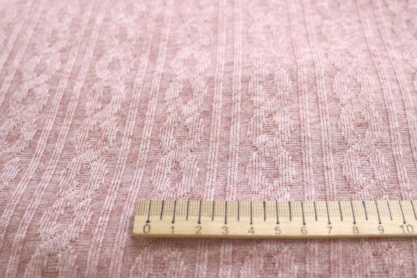 Трикотаж жаккард/розовый 2825/D#1/C#3