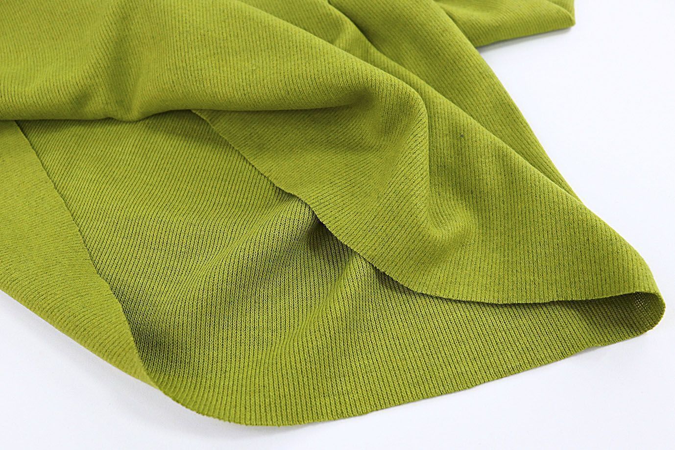 Трикотаж "Рибана"/салатовый 3511-PY/C#82