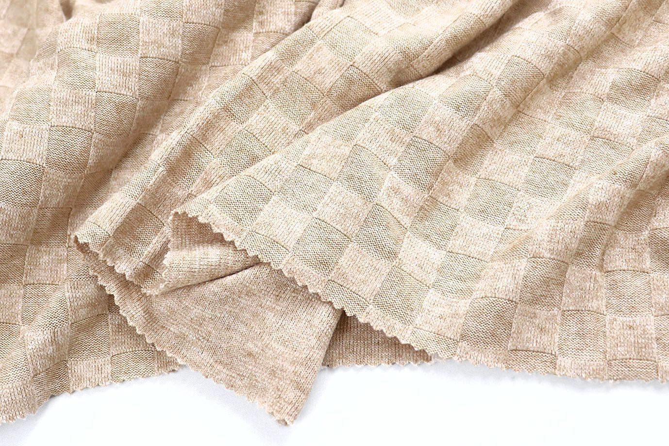 Трикотаж жаккард/бежевый 3991-PY/D#2/C#2