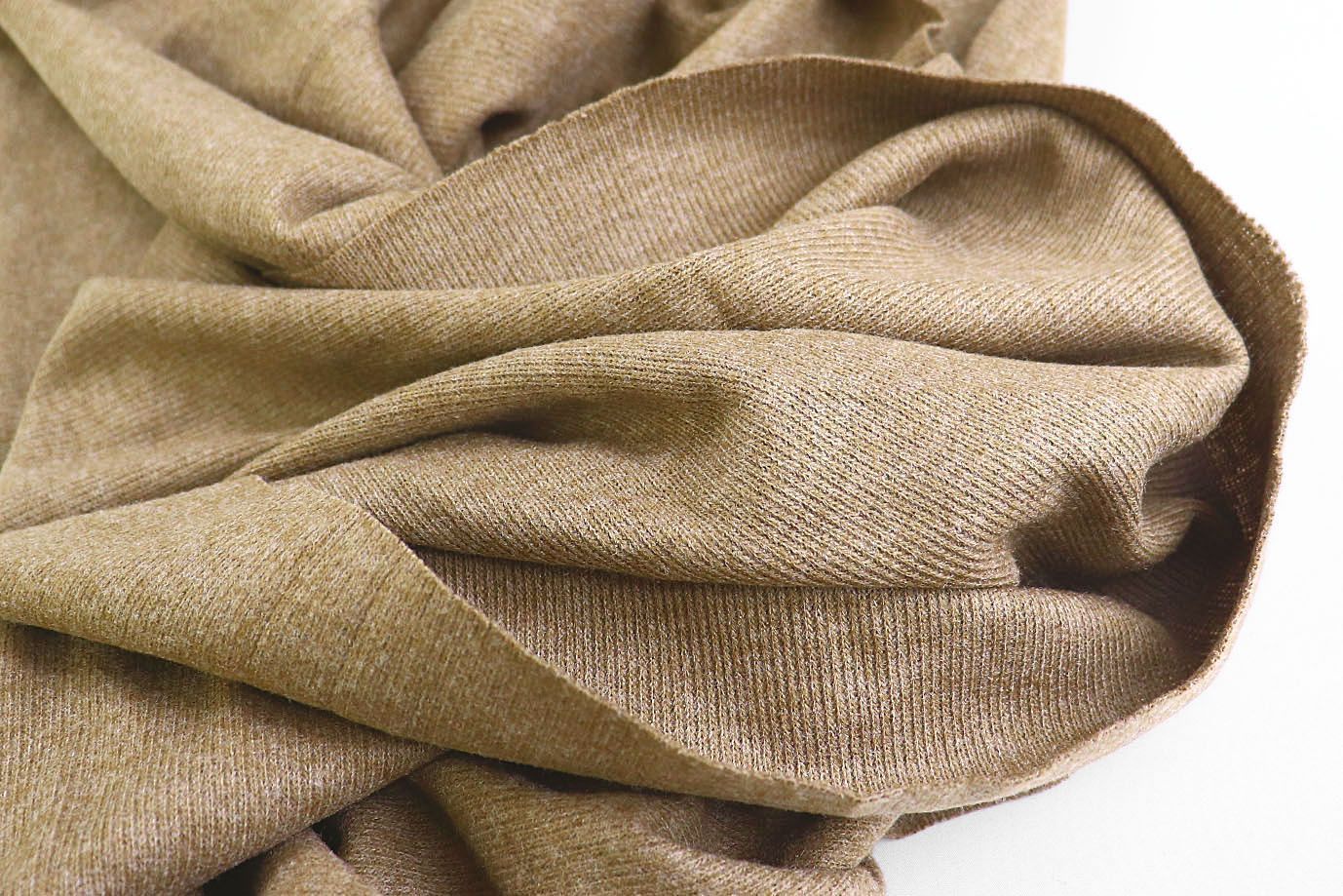 Трикотаж "Рибана"/темно-коричневый 3995-PY/C#18