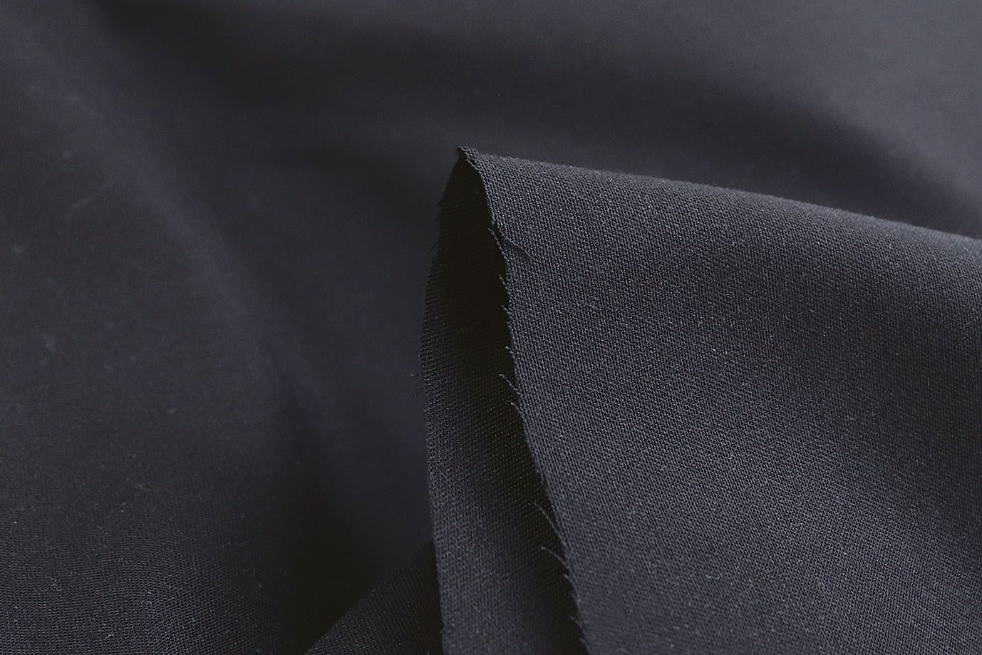 Штапель твил стрейч/черный 4255-PY/C#Black