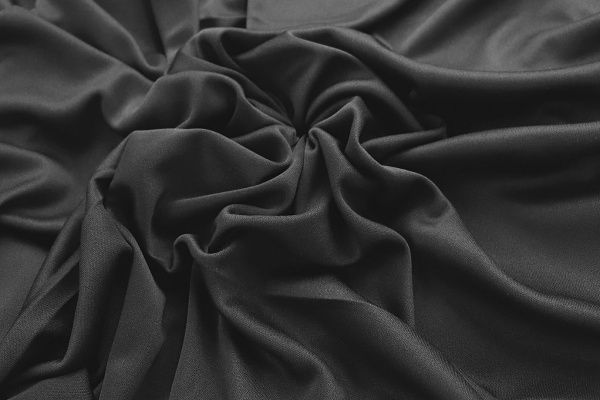 Подкладочная ткань Интерлок/черный SSR-862/C#5 (DT17496)