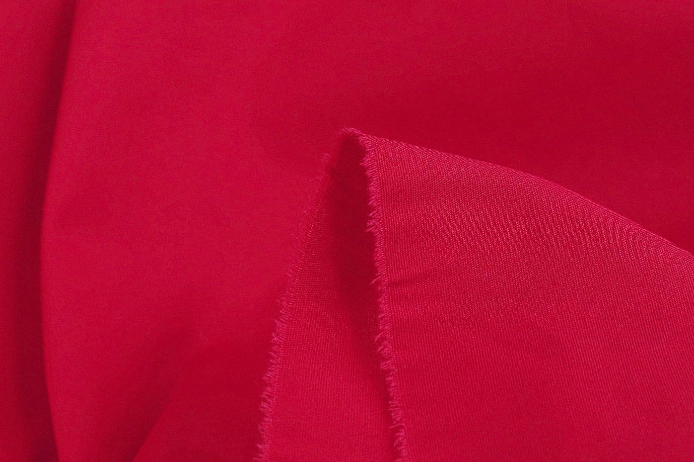 Хлопок "Поплин" стрейч/алый 3715-PY/C#9