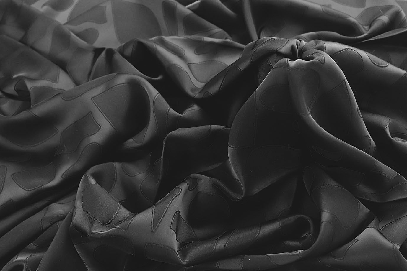 Сатин "Пандора" жаккард/черный 4024-PY/D#1/C#1 (12229)